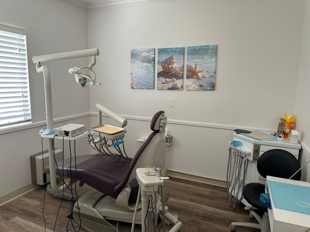 Dentist room with dental unit